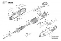 Bosch F 013 400 046 4000 Rotary Tool 230 V / Eu Spare Parts